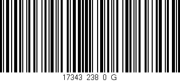 Código de barras (EAN, GTIN, SKU, ISBN): '17343_238_0_G'