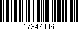 Código de barras (EAN, GTIN, SKU, ISBN): '17347996'