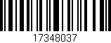 Código de barras (EAN, GTIN, SKU, ISBN): '17348037'