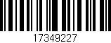 Código de barras (EAN, GTIN, SKU, ISBN): '17349227'