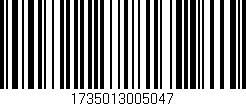 Código de barras (EAN, GTIN, SKU, ISBN): '1735013005047'