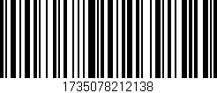 Código de barras (EAN, GTIN, SKU, ISBN): '1735078212138'