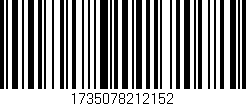 Código de barras (EAN, GTIN, SKU, ISBN): '1735078212152'