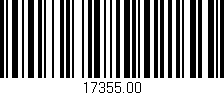 Código de barras (EAN, GTIN, SKU, ISBN): '17355.00'