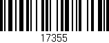 Código de barras (EAN, GTIN, SKU, ISBN): '17355'