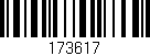 Código de barras (EAN, GTIN, SKU, ISBN): '173617'