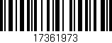 Código de barras (EAN, GTIN, SKU, ISBN): '17361973'