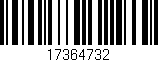 Código de barras (EAN, GTIN, SKU, ISBN): '17364732'