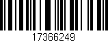 Código de barras (EAN, GTIN, SKU, ISBN): '17366249'