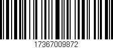 Código de barras (EAN, GTIN, SKU, ISBN): '17367009872'