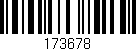 Código de barras (EAN, GTIN, SKU, ISBN): '173678'