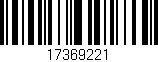 Código de barras (EAN, GTIN, SKU, ISBN): '17369221'