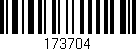 Código de barras (EAN, GTIN, SKU, ISBN): '173704'