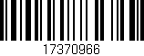 Código de barras (EAN, GTIN, SKU, ISBN): '17370966'