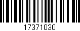 Código de barras (EAN, GTIN, SKU, ISBN): '17371030'