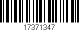 Código de barras (EAN, GTIN, SKU, ISBN): '17371347'