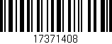 Código de barras (EAN, GTIN, SKU, ISBN): '17371408'