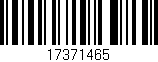 Código de barras (EAN, GTIN, SKU, ISBN): '17371465'