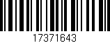 Código de barras (EAN, GTIN, SKU, ISBN): '17371643'