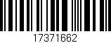 Código de barras (EAN, GTIN, SKU, ISBN): '17371662'