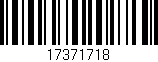 Código de barras (EAN, GTIN, SKU, ISBN): '17371718'