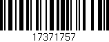 Código de barras (EAN, GTIN, SKU, ISBN): '17371757'