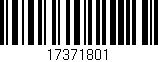 Código de barras (EAN, GTIN, SKU, ISBN): '17371801'