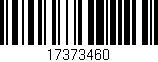 Código de barras (EAN, GTIN, SKU, ISBN): '17373460'