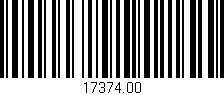 Código de barras (EAN, GTIN, SKU, ISBN): '17374.00'