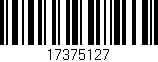 Código de barras (EAN, GTIN, SKU, ISBN): '17375127'