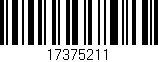 Código de barras (EAN, GTIN, SKU, ISBN): '17375211'