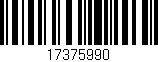 Código de barras (EAN, GTIN, SKU, ISBN): '17375990'