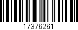 Código de barras (EAN, GTIN, SKU, ISBN): '17376261'
