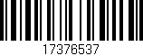 Código de barras (EAN, GTIN, SKU, ISBN): '17376537'