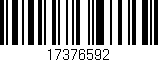 Código de barras (EAN, GTIN, SKU, ISBN): '17376592'