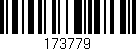 Código de barras (EAN, GTIN, SKU, ISBN): '173779'
