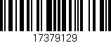 Código de barras (EAN, GTIN, SKU, ISBN): '17379129'