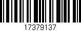 Código de barras (EAN, GTIN, SKU, ISBN): '17379137'