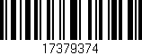 Código de barras (EAN, GTIN, SKU, ISBN): '17379374'