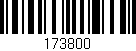 Código de barras (EAN, GTIN, SKU, ISBN): '173800'
