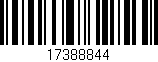Código de barras (EAN, GTIN, SKU, ISBN): '17388844'