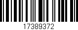 Código de barras (EAN, GTIN, SKU, ISBN): '17389372'