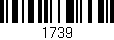 Código de barras (EAN, GTIN, SKU, ISBN): '1739'