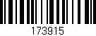 Código de barras (EAN, GTIN, SKU, ISBN): '173915'