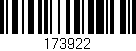 Código de barras (EAN, GTIN, SKU, ISBN): '173922'