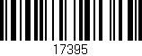 Código de barras (EAN, GTIN, SKU, ISBN): '17395'