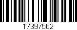 Código de barras (EAN, GTIN, SKU, ISBN): '17397562'