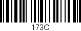 Código de barras (EAN, GTIN, SKU, ISBN): '173C'