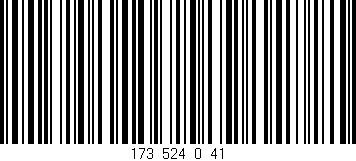 Código de barras (EAN, GTIN, SKU, ISBN): '173_524_0_41'