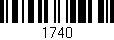 Código de barras (EAN, GTIN, SKU, ISBN): '1740'